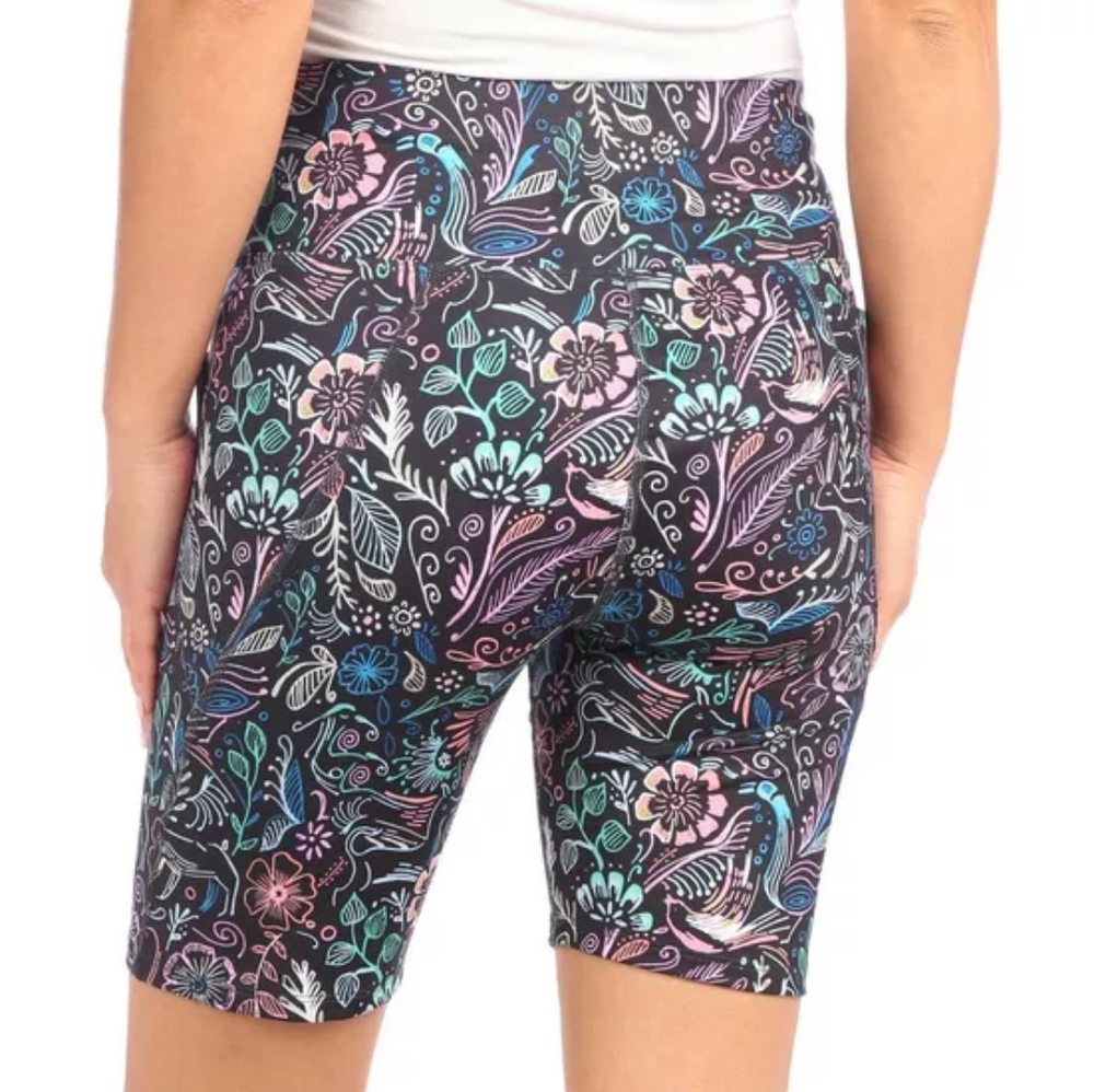 Nanette Lepore Play Floral Compression Shorts